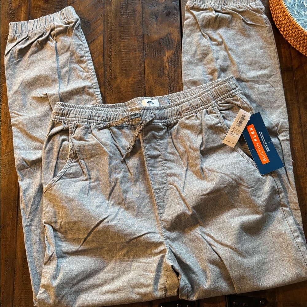 Old Navy Heather Gray Built-In Flex Jogger Pants